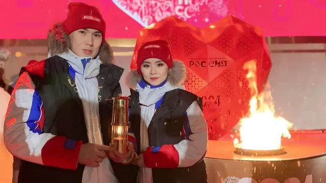 Ямальская семья привезет огонь "Сердце России" в Салехард. Фото: предоставлено пресс-службой губернатора ЯНАО