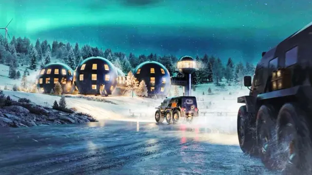 Научная станция «Снежинка» - уникальный для мировой Арктики научный проект. Иллюстрация: пресс-служба губернатора ЯНАО