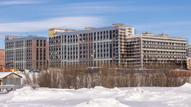 Обдорский - самый крупный и современный жилой район Салехарда. Фото: Фёдор Воронов / «Ямал-Медиа»