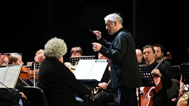 Симфонический оркестр Мариинского театра исполнил шедевры мировой классики. Фото: vk.com/artyukhov_da