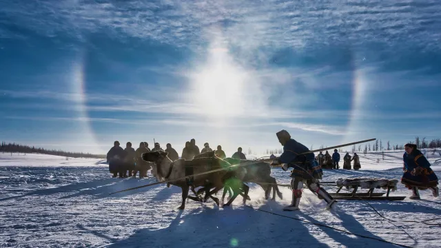 День оленевода - самым яркий праздник кочевников Ямала. Фото: пресс-служба губернатора ЯНАО