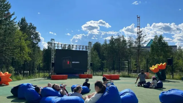 Кинотеатр под открытым небом. Фото: ПАО "Ростелеком"