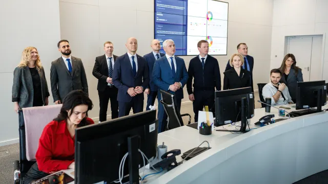 Ямальская делегация в Центре управления регионом Московской области. Фото: Сергей Шешин / пресс-служба губернатора ЯНАО