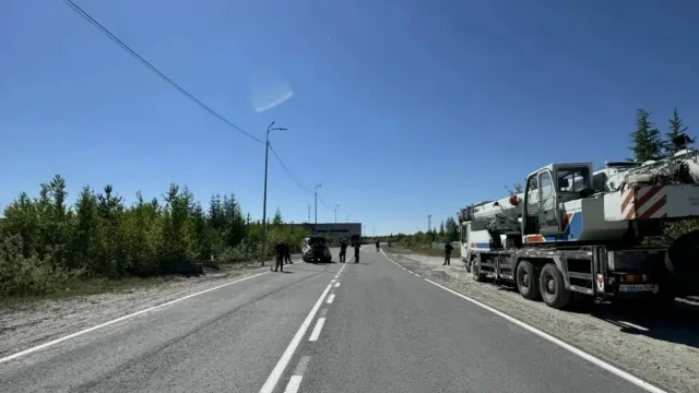 Смертельное ДТП произошло в Пуровском районе 14 июня. Фото: пресс-служба Госавтоинспекции ЯНАО