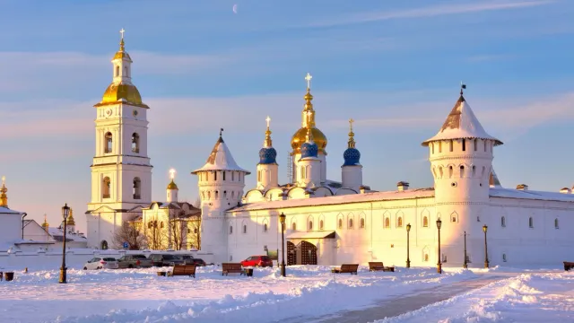 Кремль Тобольска — когда-то главного города российской Сибири. Фото:  Arh-sib / Shutterstock / Fotodom