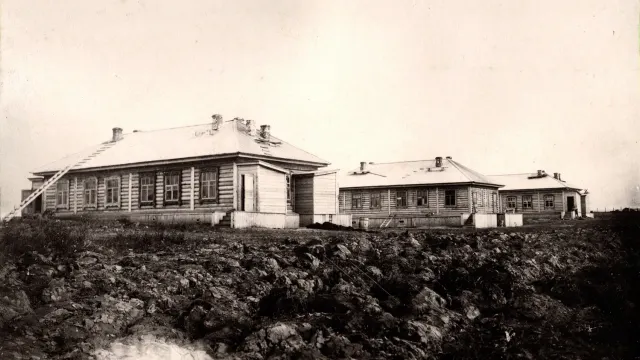 Новые дома совхоза Салехард, 1939 год. Фото: предоставлено Госархивом ЯНАО